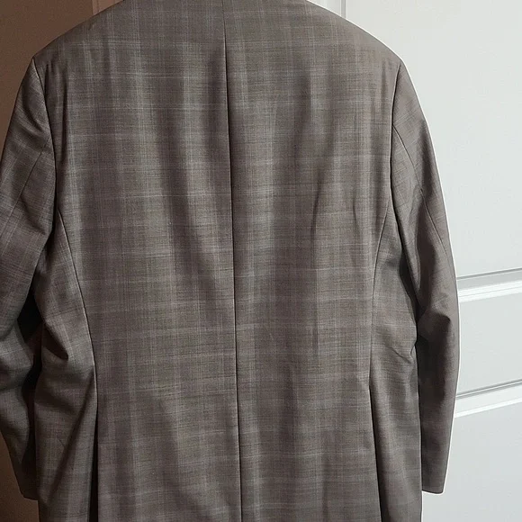 Men's Gray Blazer with faint blue stripe - Picture 3 of 3